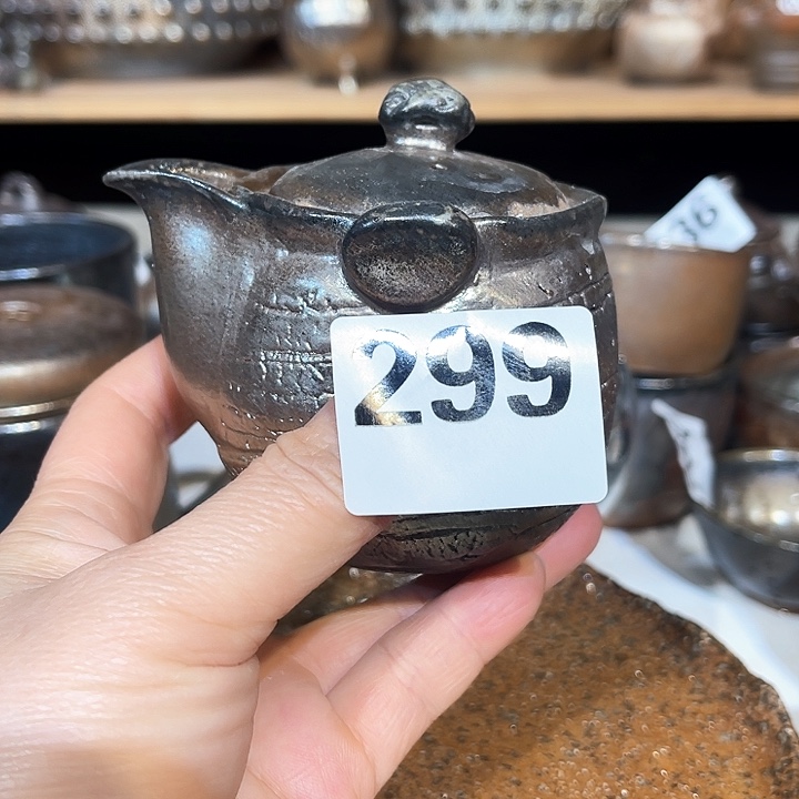 壶高温柴烧陶泥宝瓶