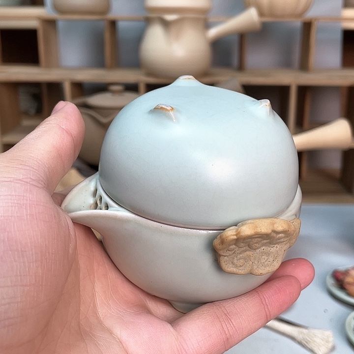 壶老段烧陶瓷茶器！