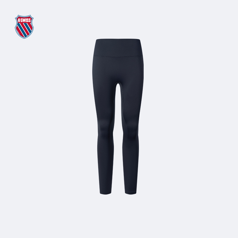 KSWISS盖世威女裤 24夏季新款紧身针织高弹休闲运动打底裤1910071