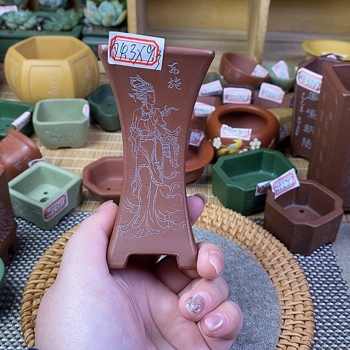 手工艺品琉璃宜兴紫砂精品花盆