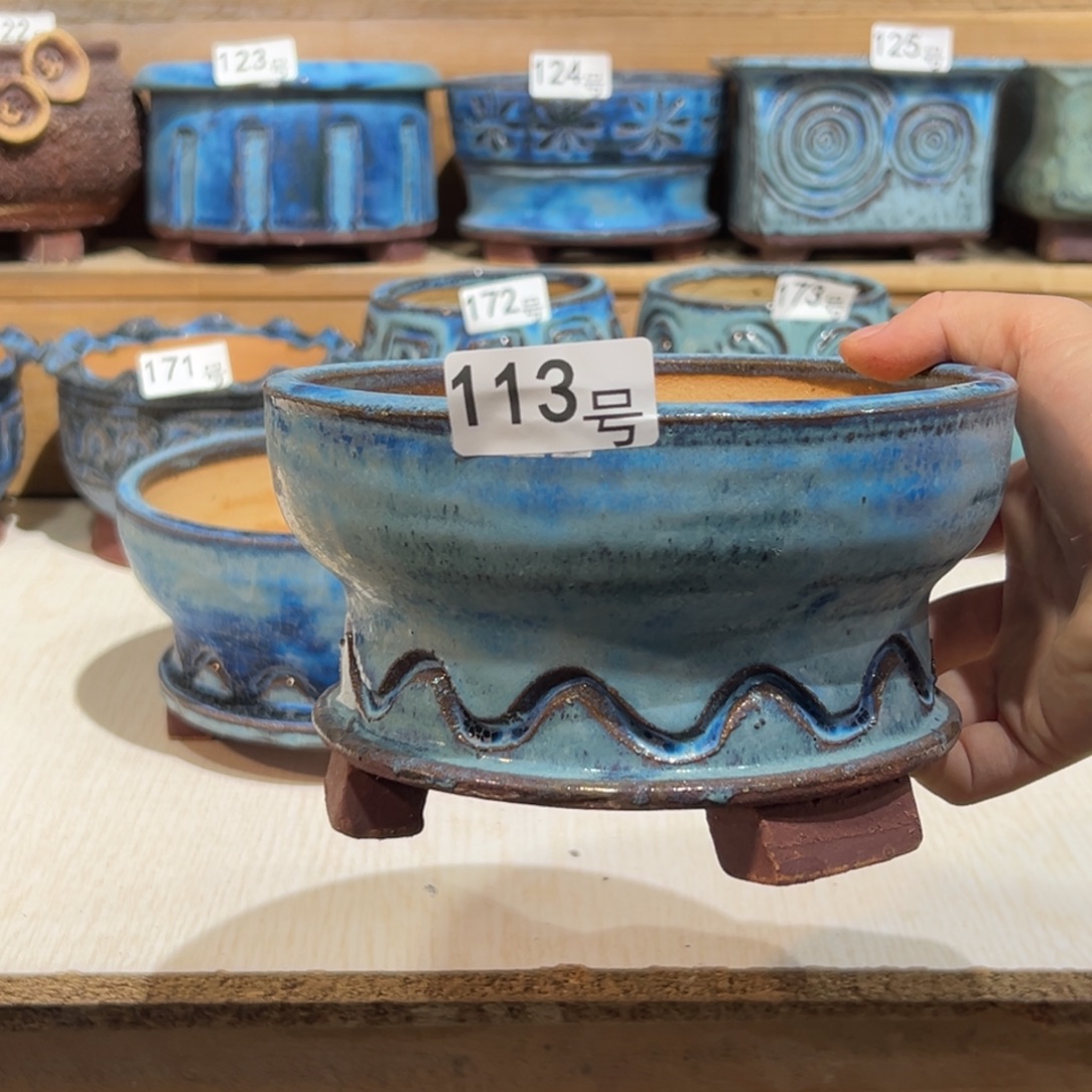 风***淡尚雅陶坊多肉花盆，内口径15