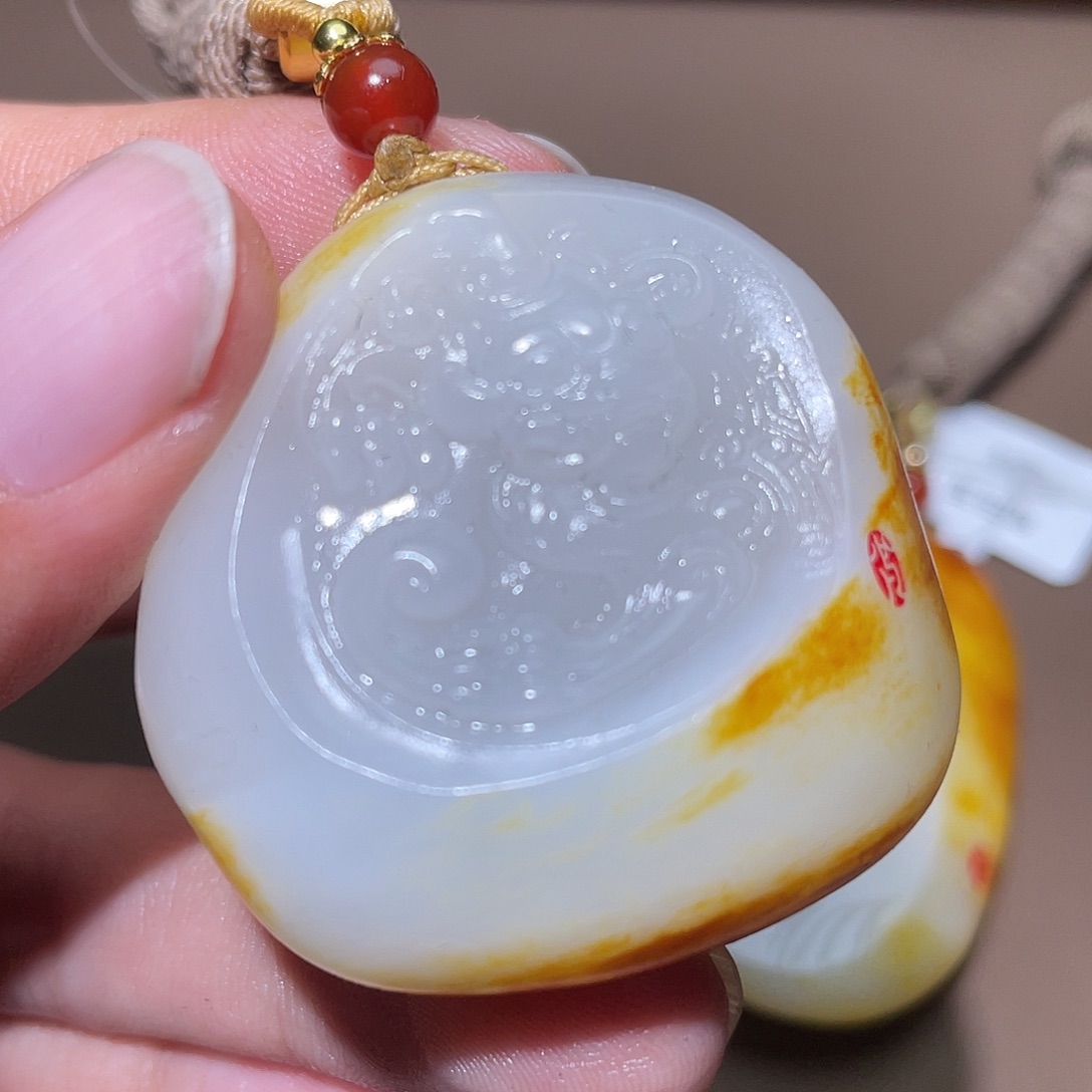 和田玉颈饰未镶嵌Y