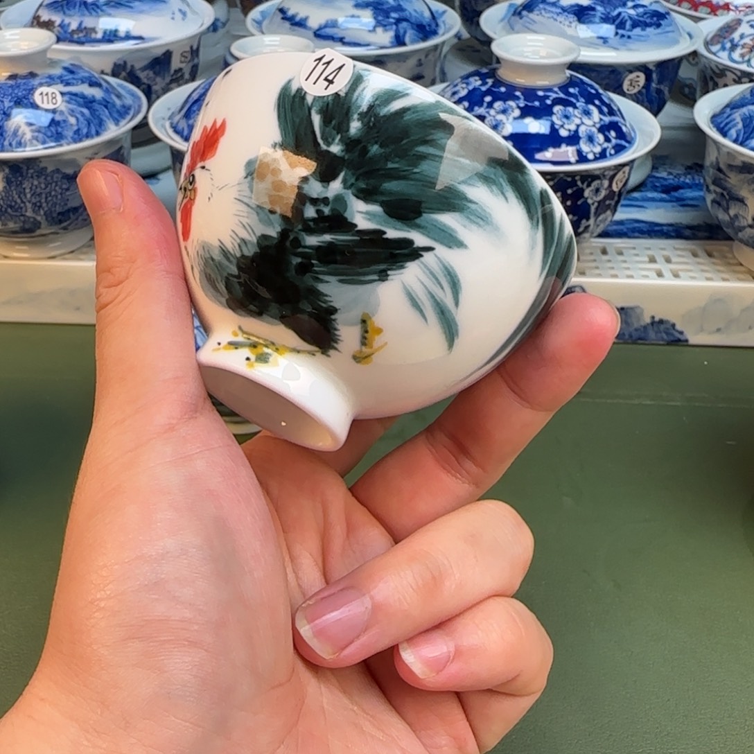 彦祖纯手工手绘茶具114