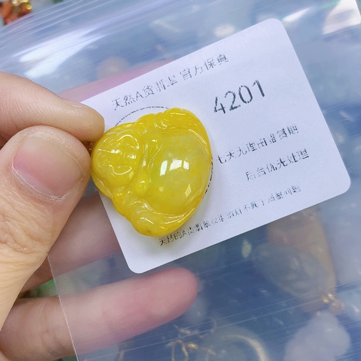 翡翠吊坠(赠链)未镶嵌翡翠