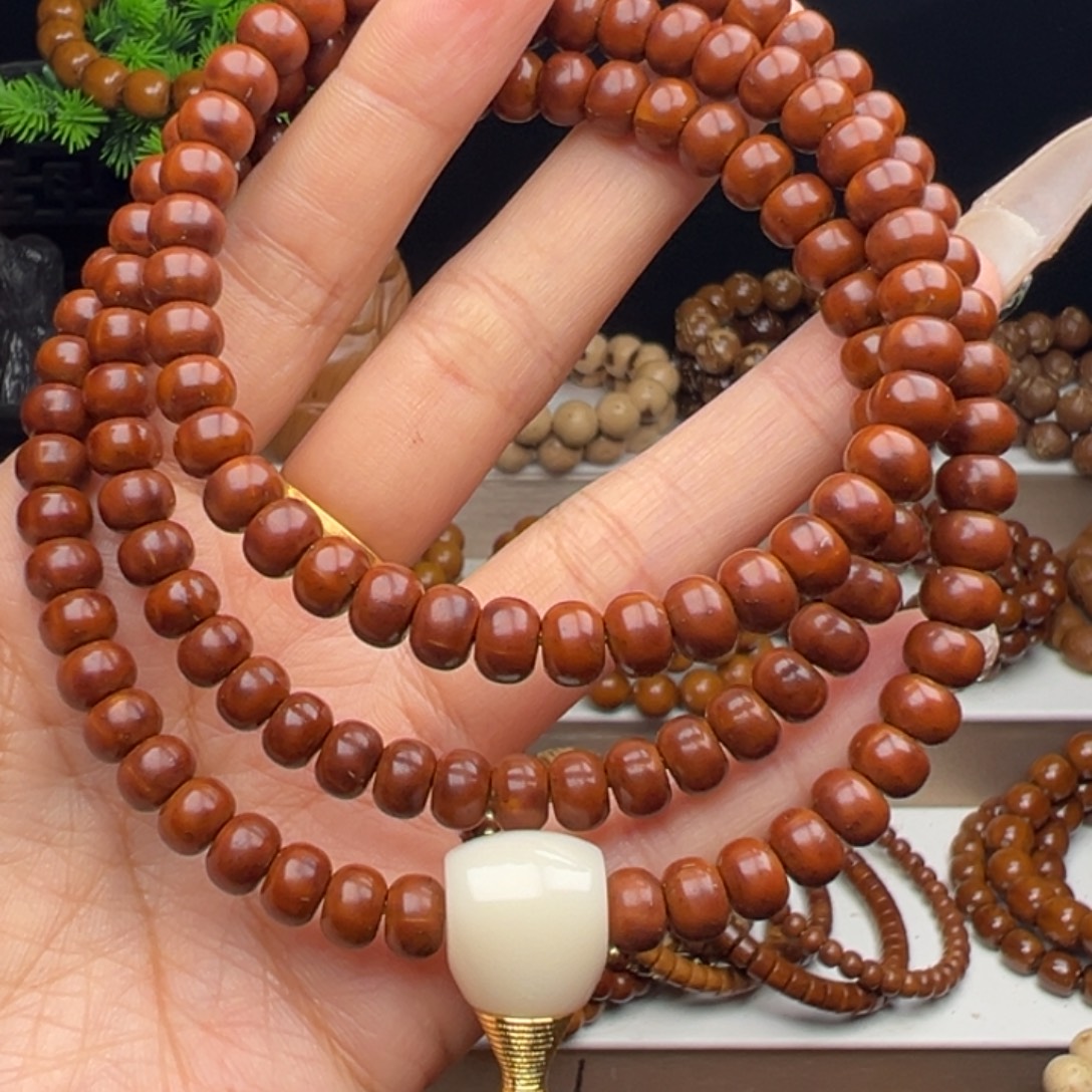 乌***鸦手串紫金鼠卡7*5实心纯肉老型脖挂