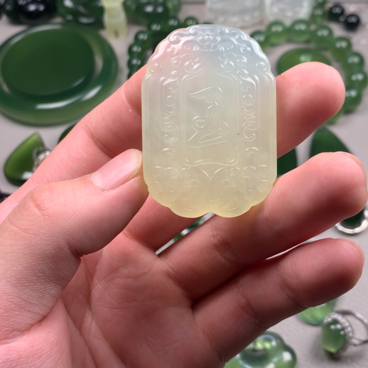 【闪购商品】蛇纹石玉岫玉未镶嵌
