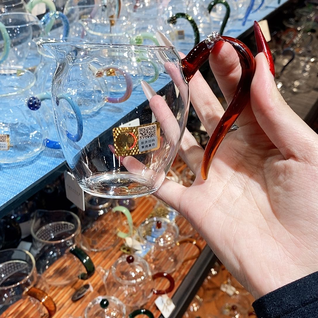 水晶玻璃吸管款，