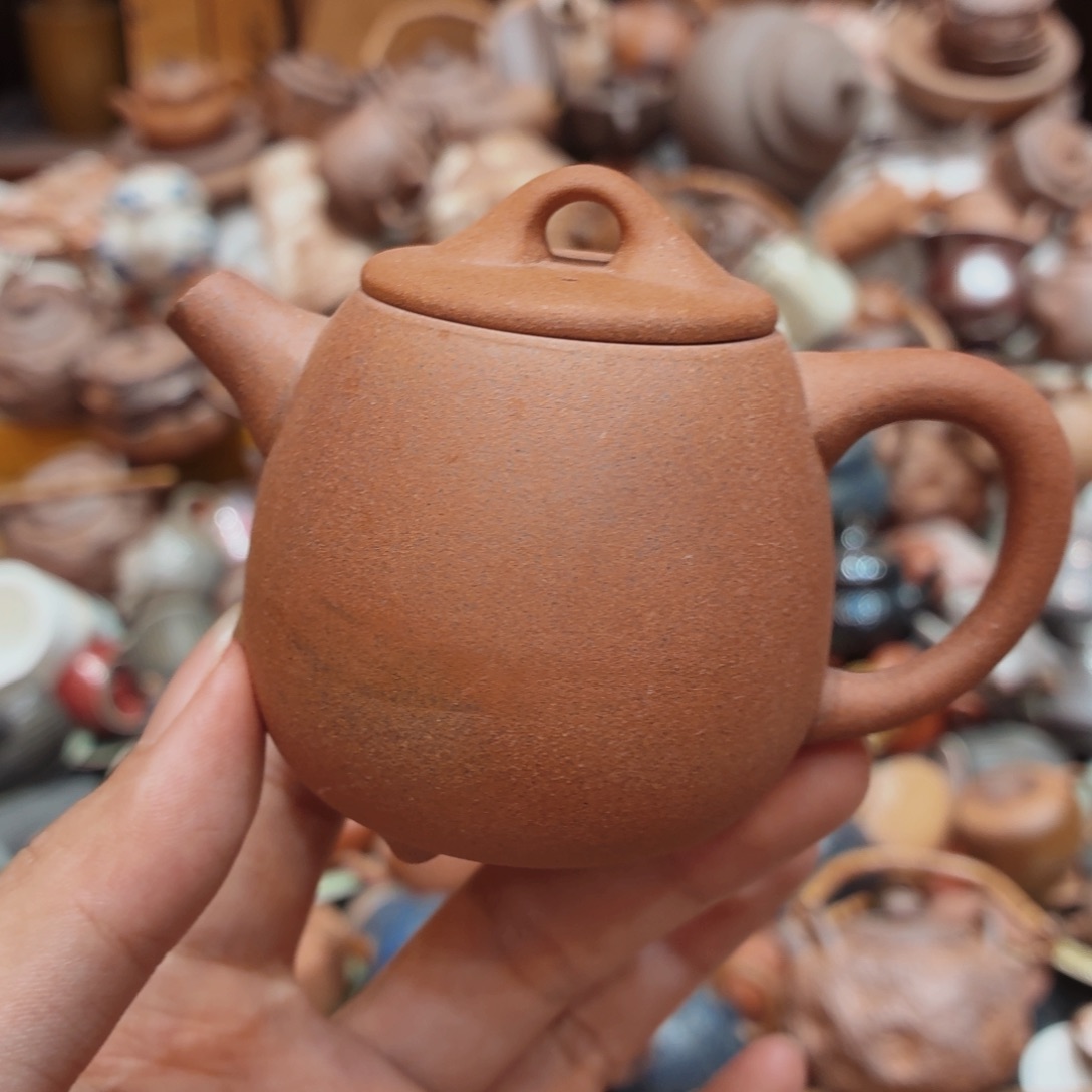 柴烧老岩泥高温茶器皿