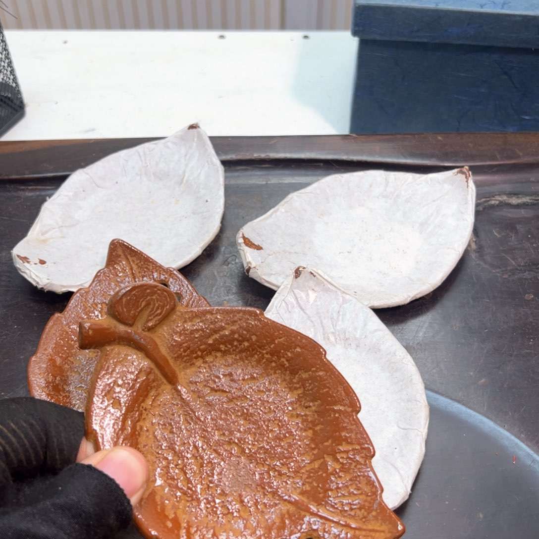 五客茶茶托南部落款