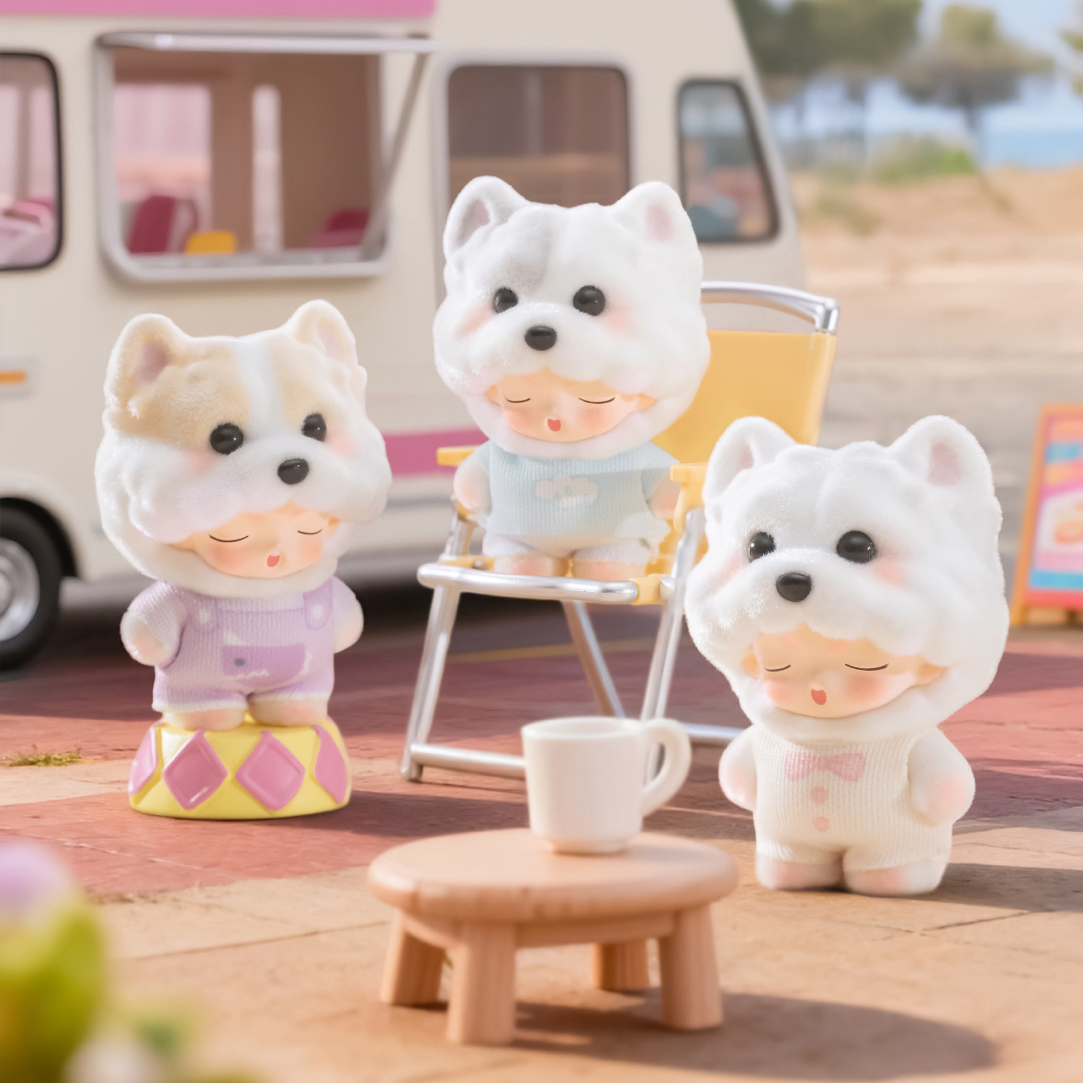 [拆盒]yumo萌宠过家家系列mini盲盒潮玩手办摆件