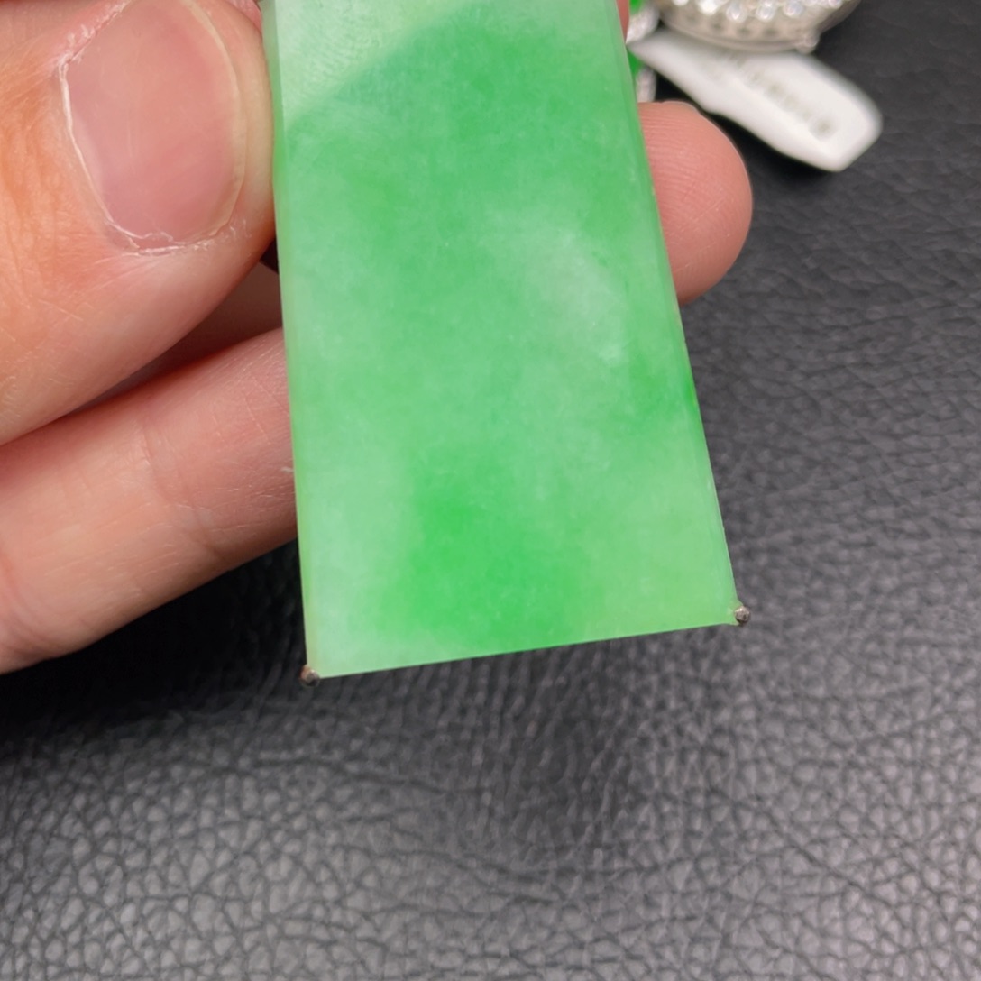 翡翠吊坠(不含链)银S925镶嵌