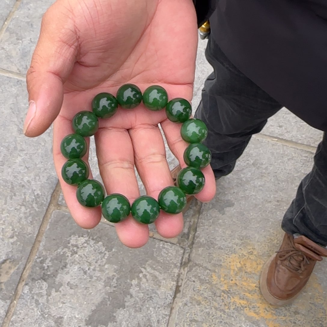 和田玉手链未镶嵌