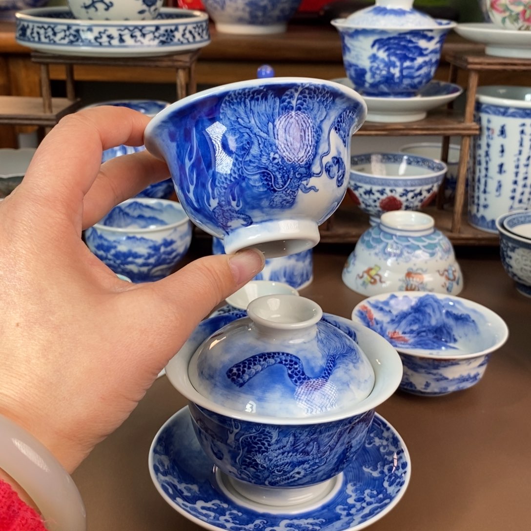 景德镇陶瓷手工手绘