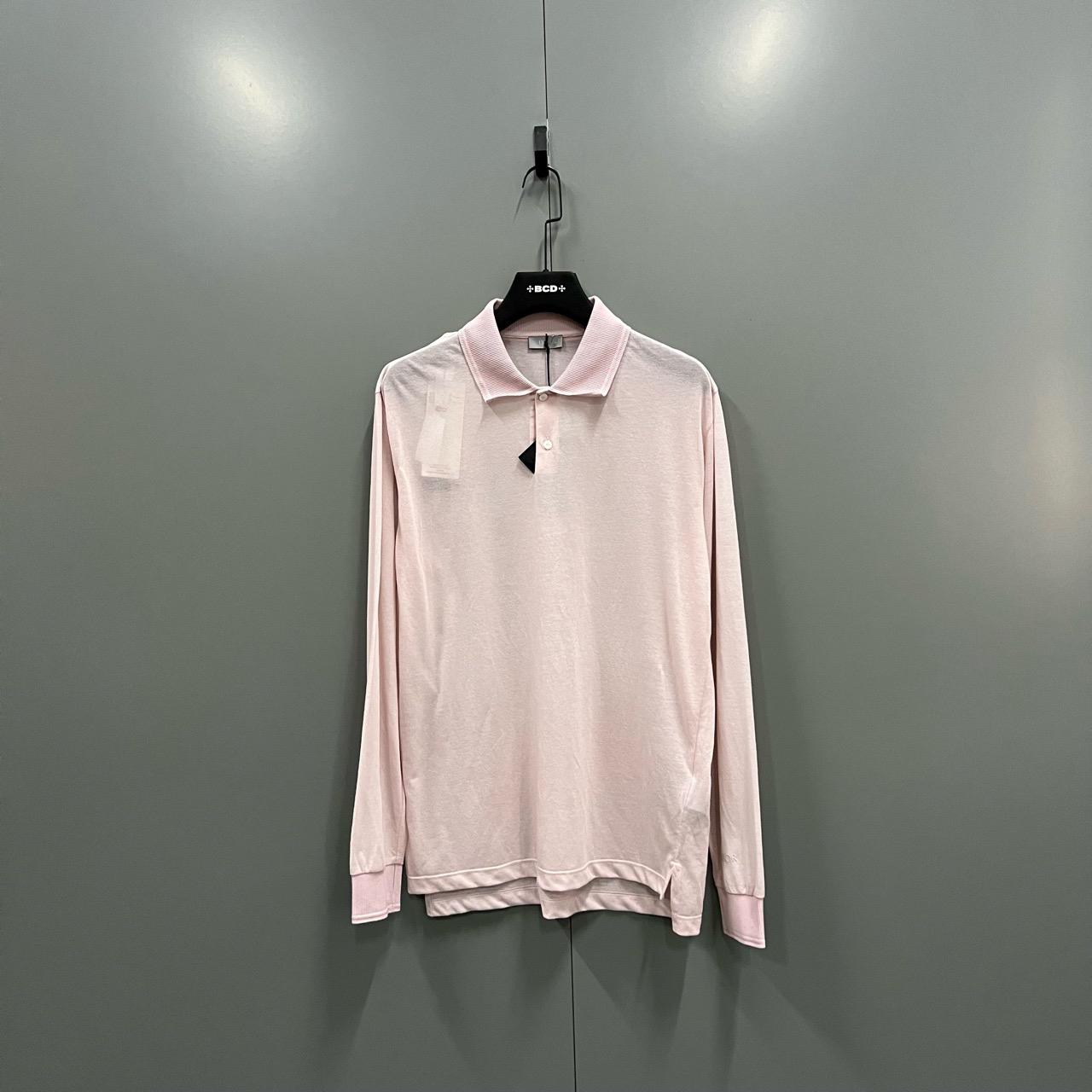 全新未使用 DIOR/迪奥 粉色针织长袖polo衫 XS/S码*3/M*4/XL/XXL