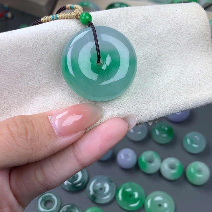 静***！平安扣吊坠项链挂坠