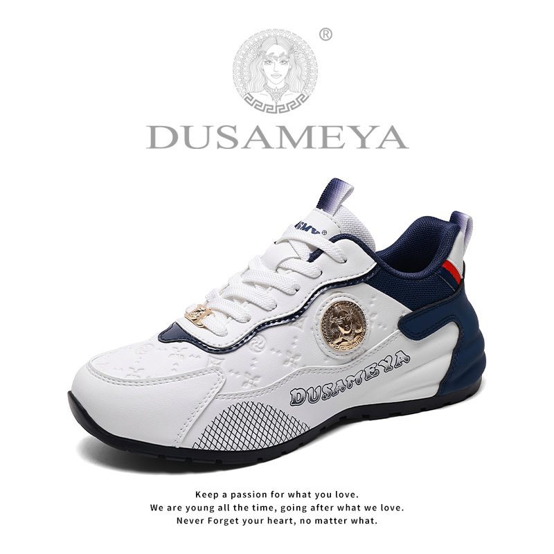 DUSAMEYA/杜莎米娅秋冬上新情侣同款轻奢休闲时尚百搭轻便软底鞋