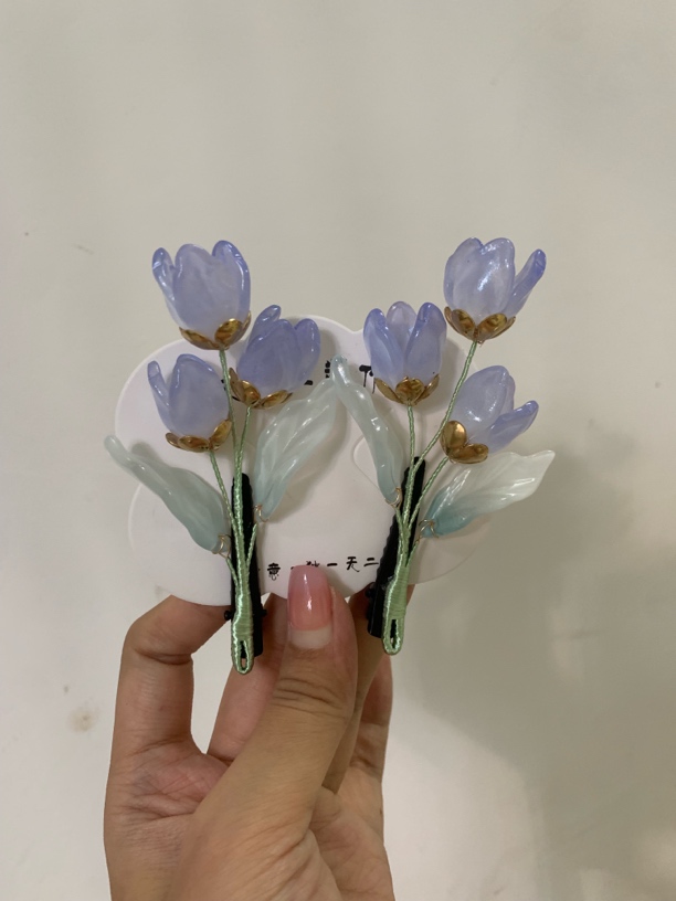 古风汉服发饰对夹日常百搭