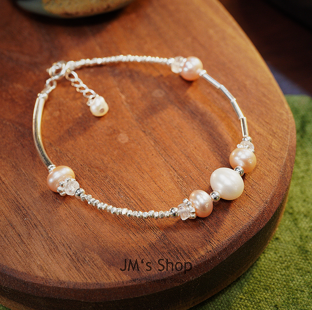 925银手链 【街末】原创设计手工定制手作简约百搭款碎银几两手链