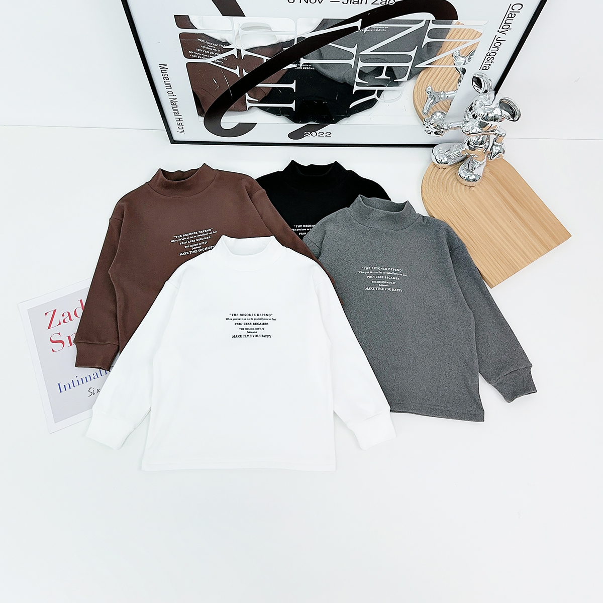 男童长袖加绒打底衫中大儿童上衣2025新款 AY251026 悠悠童话童装