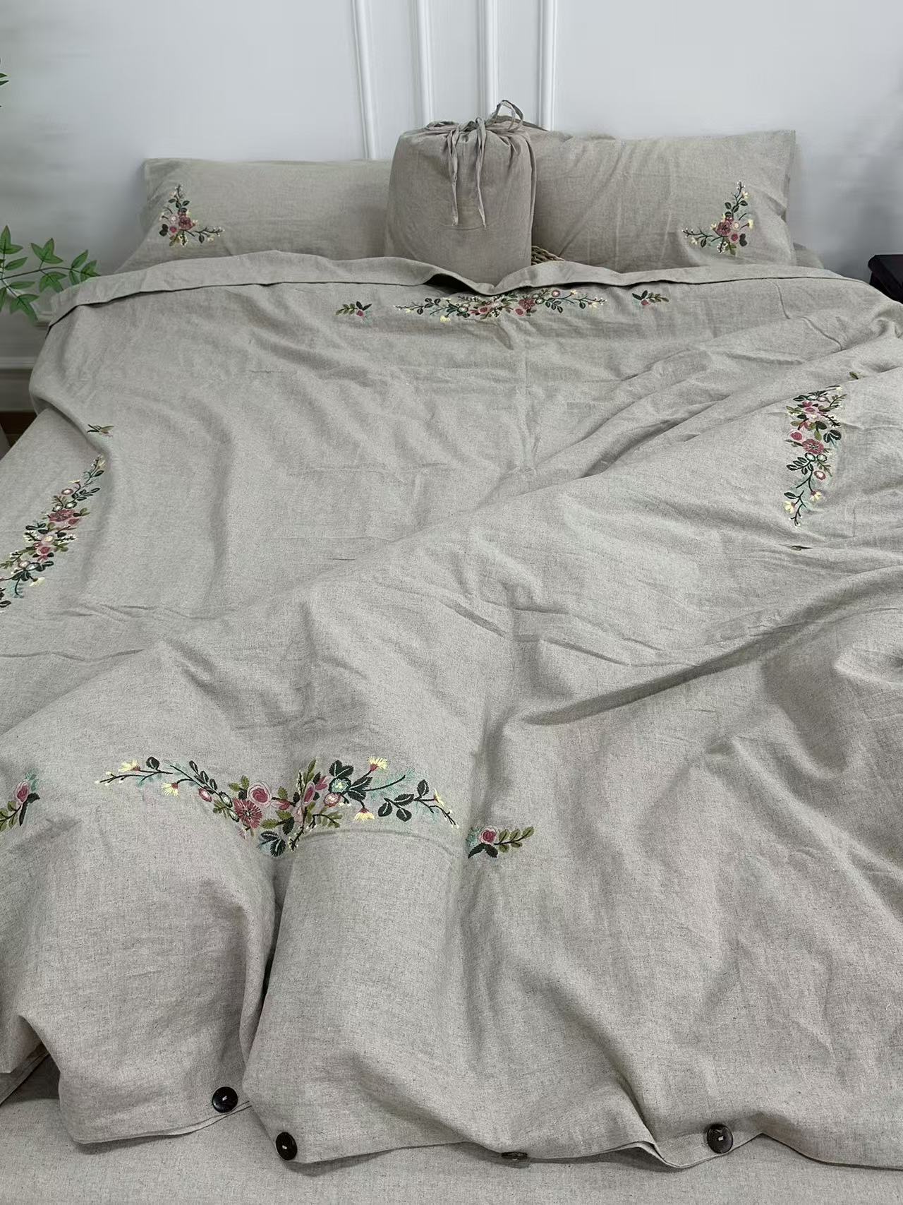  罗布麻繁花似锦枕套一对