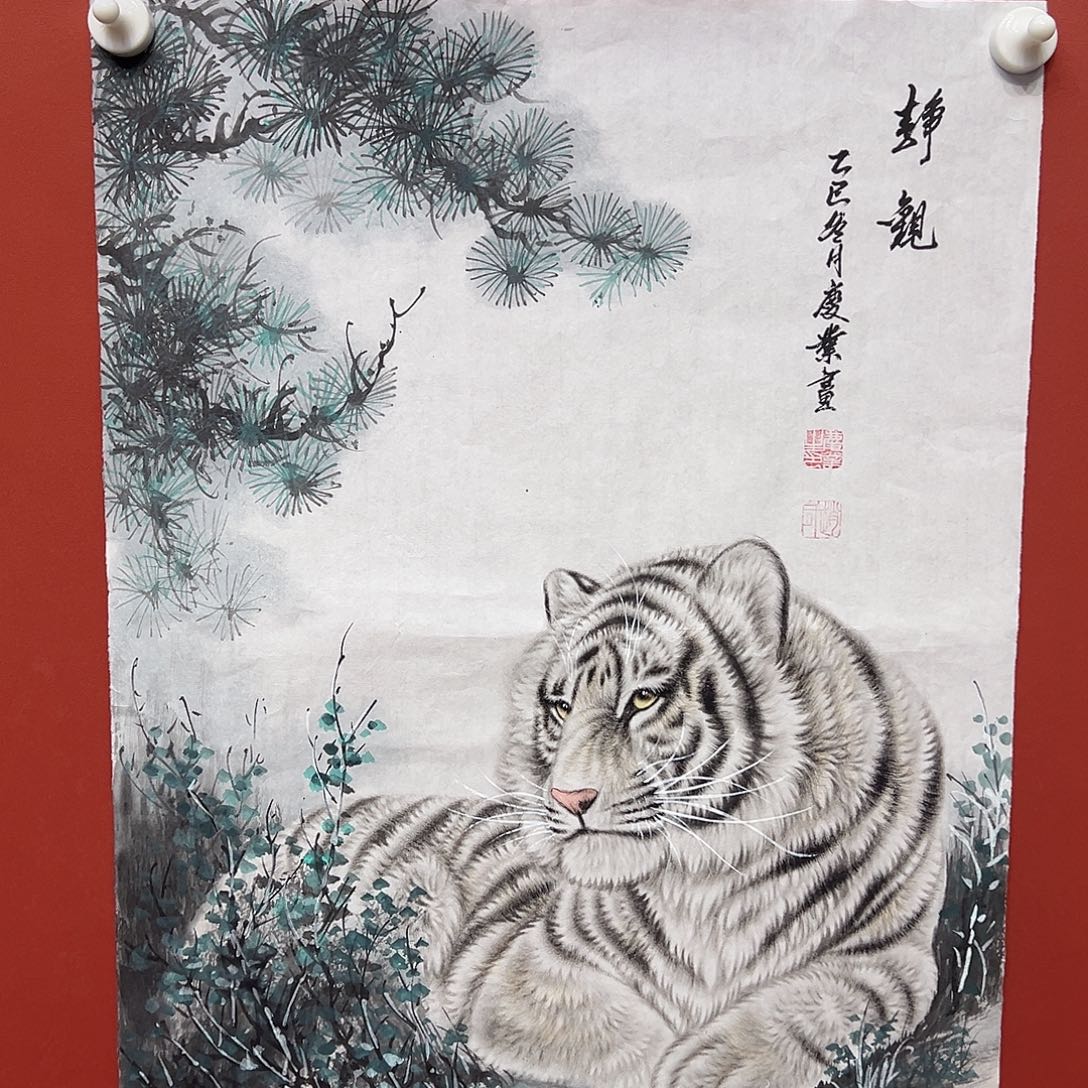国画赵庆业老师国画作品月