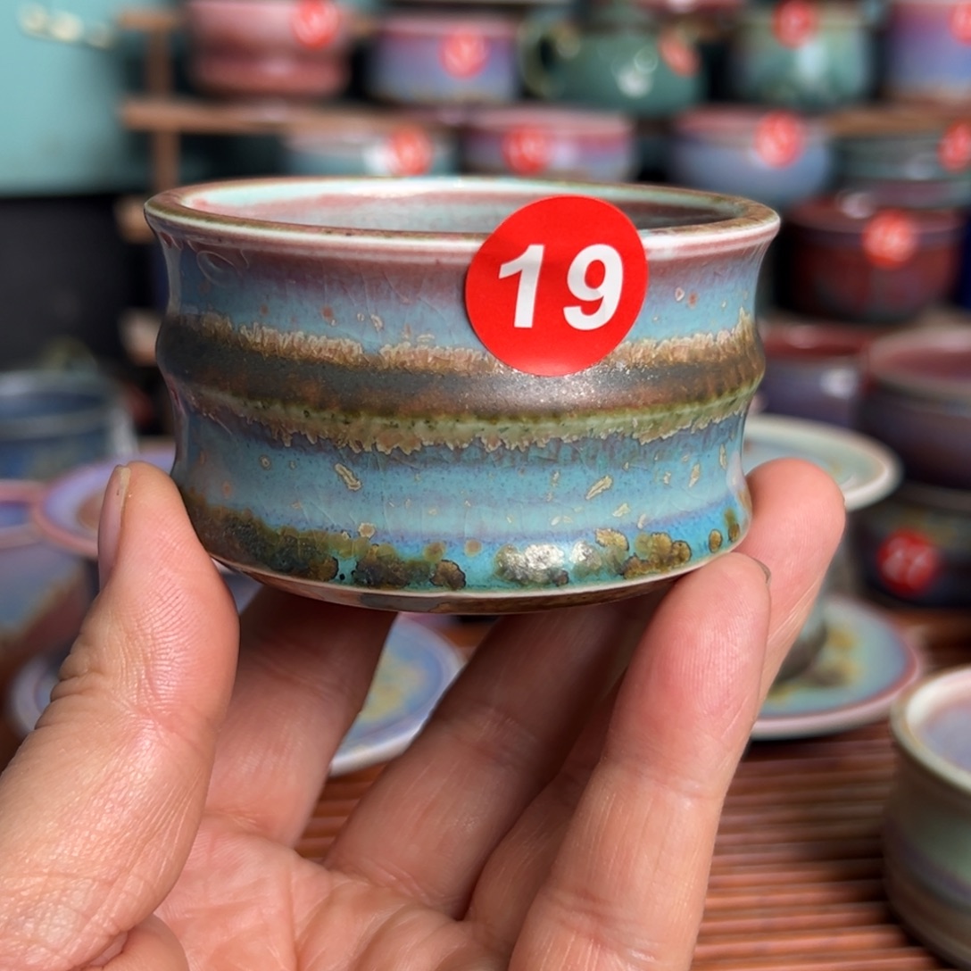 手工制作钧窑茶器