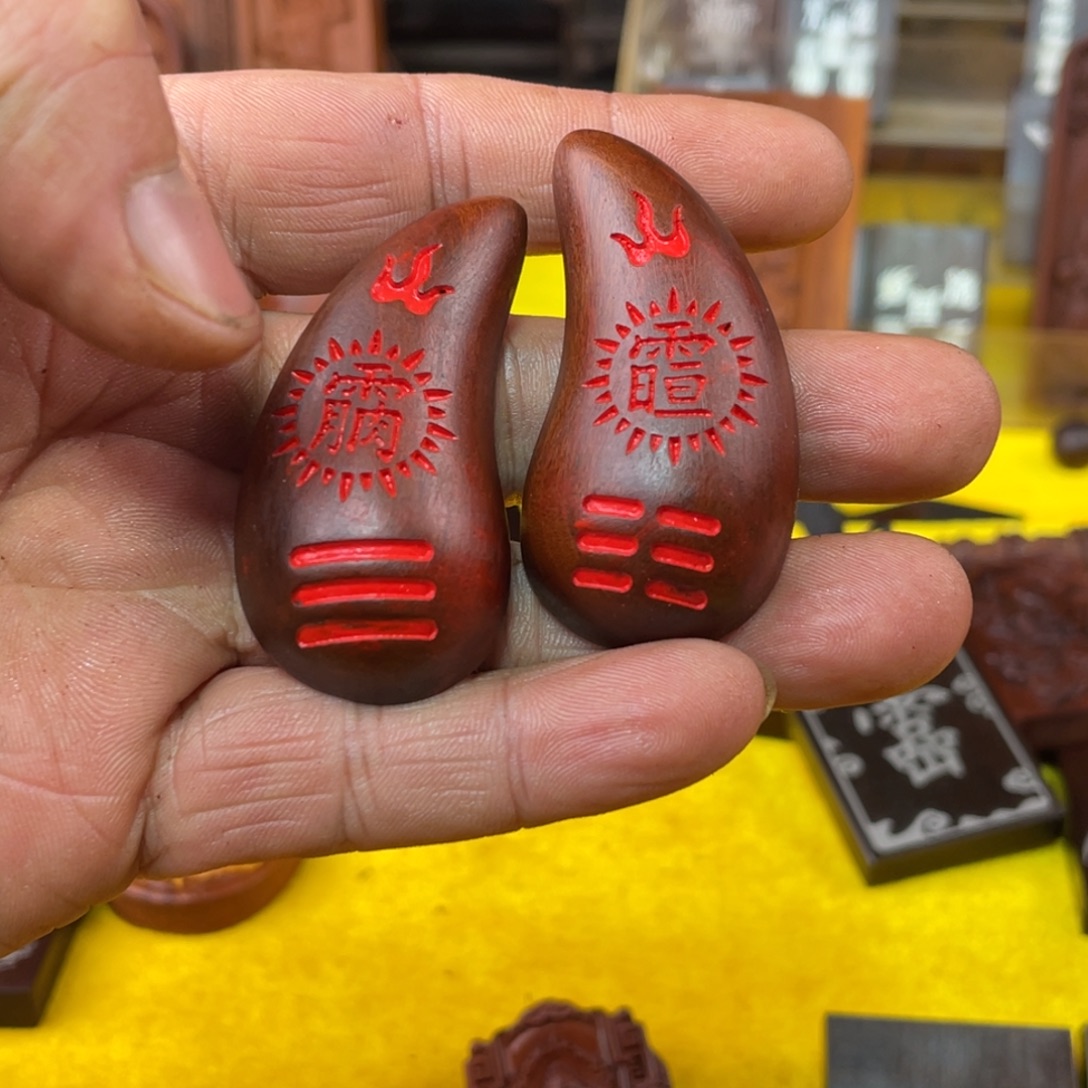 枣木雷击枣木雕刻角瓜