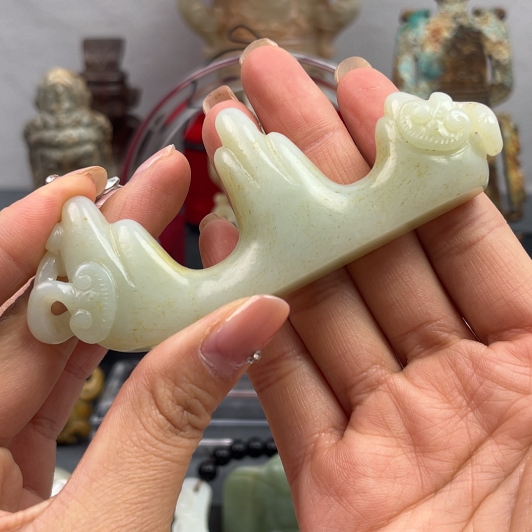 和田玉未镶嵌颈饰鉴古藏珍鉴古藏珍