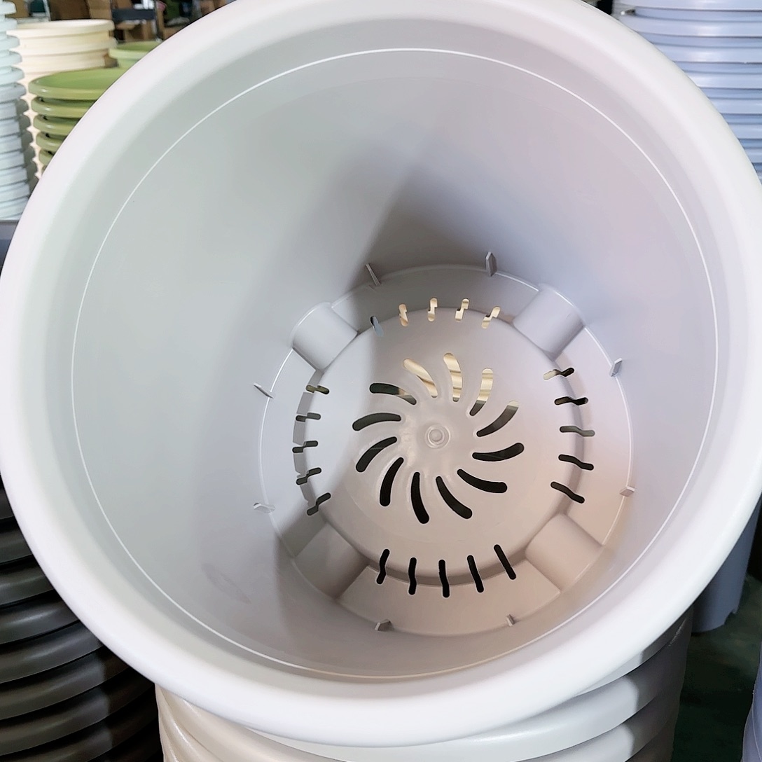 树脂四季9号4个无拖灰白