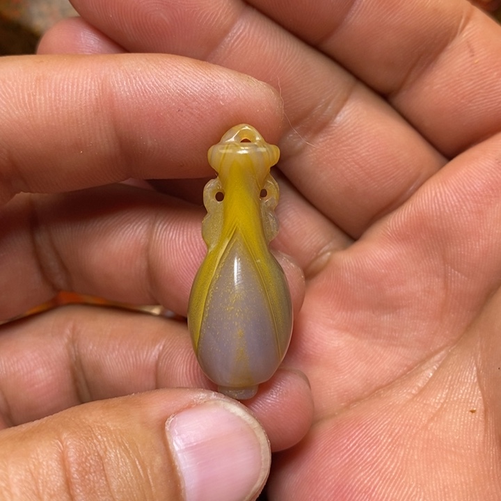 未镶嵌战国红挂坠玛瑙/玉髓?****?