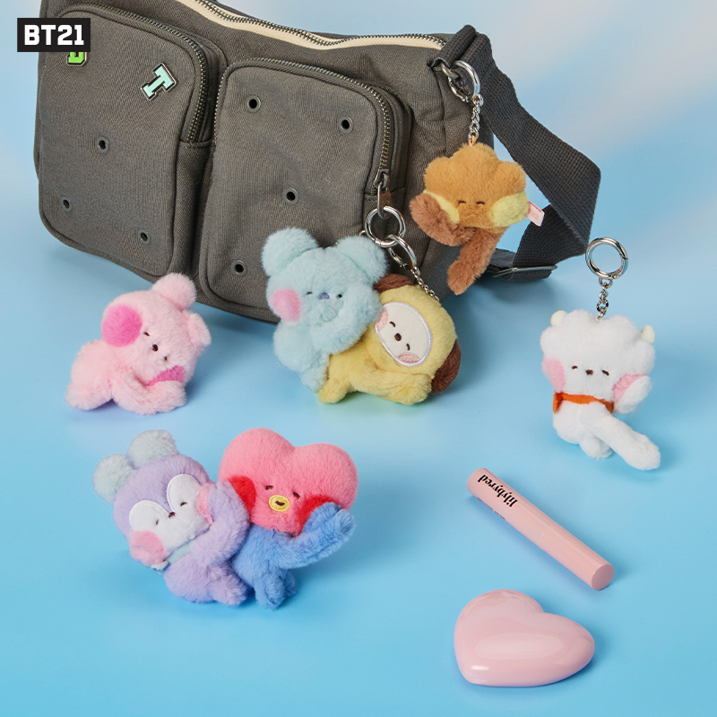 【新品】BT21 minini HUG ME系列 磁吸玩偶钥匙扣 LINE FRIENDS