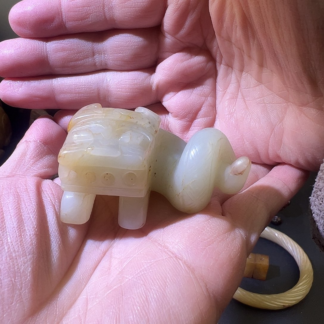 未镶嵌和田玉挂件感*