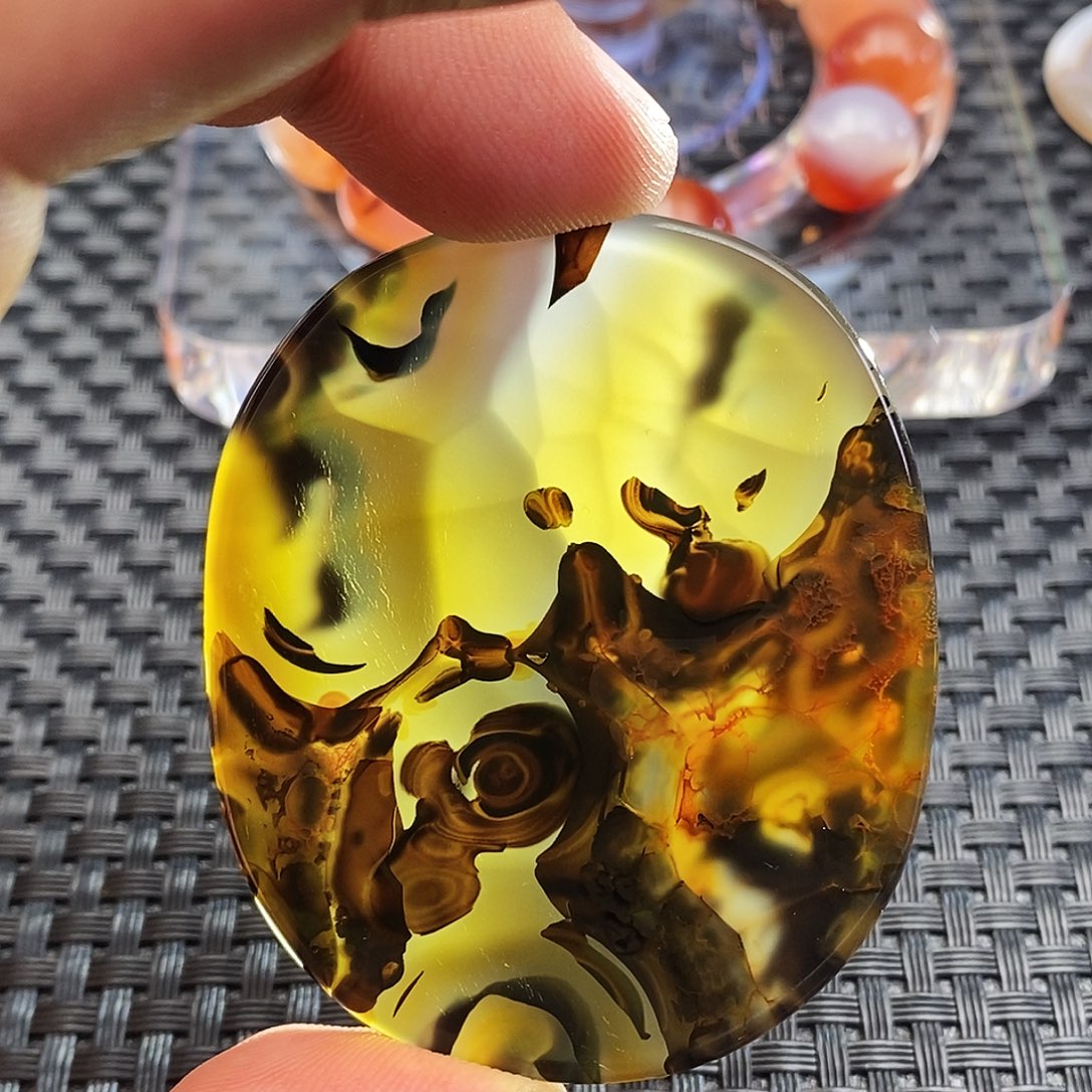 玛瑙/玉髓未镶嵌吊坠(不含链)81