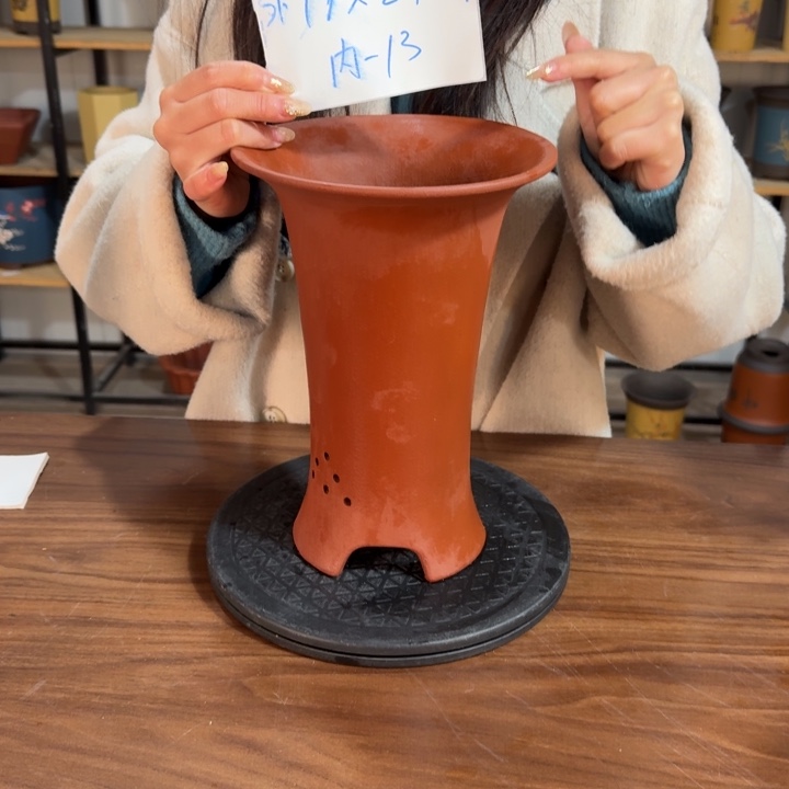 紫砂花盆紫砂花盆破损补发