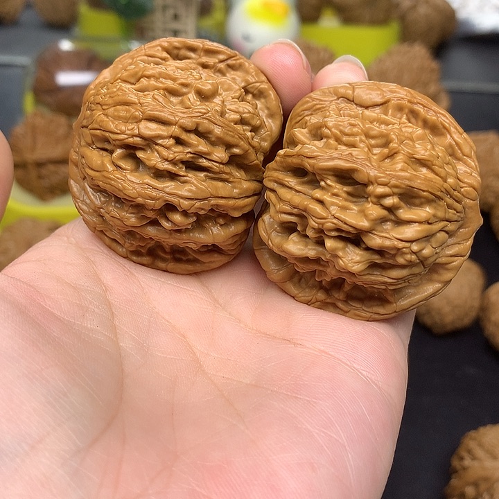 吊坠文玩核桃45.8虎头