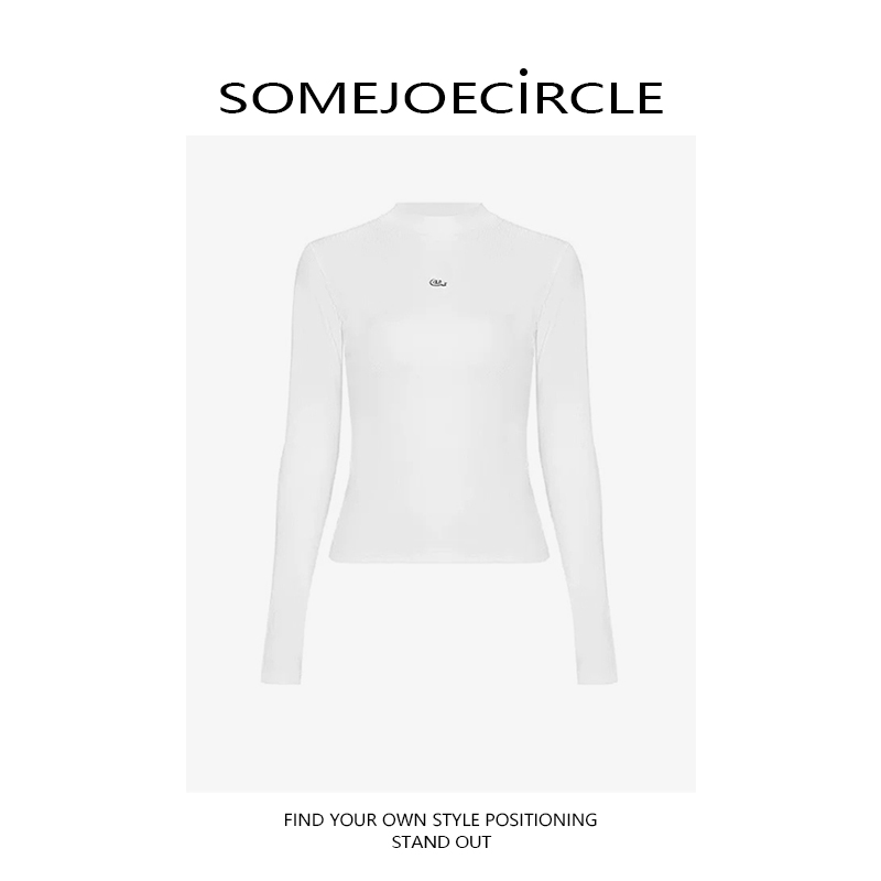 【DZ】SOMEJOECIRCLE【毛针织衫】25时尚圆领长袖针织衫修身上衣Z7896