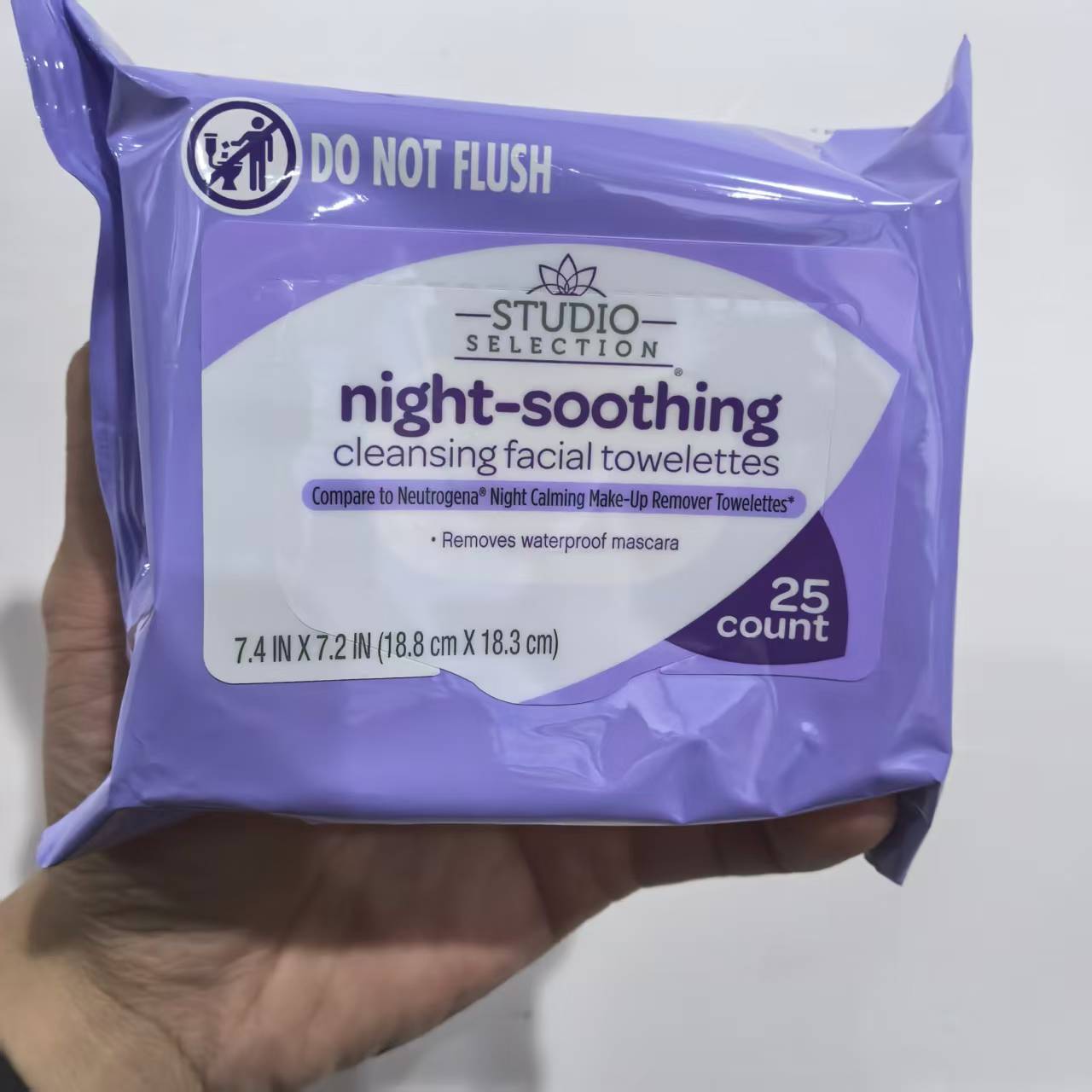 外单 夜用卸妆湿巾(25片)