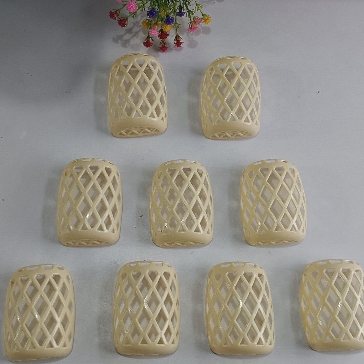 【子菲】中号笼子  中秋节兔子花灯竹编手工塑料小灯笼挂饰礼物