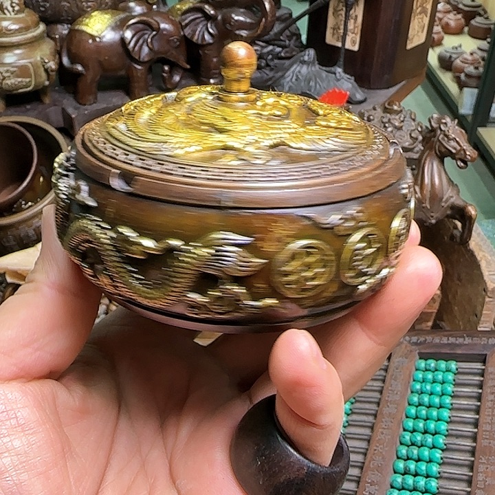 铜器办公室茶室摆件