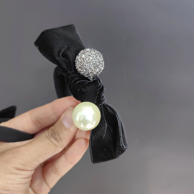 韩版爆款时尚发绳高档皮筋头绳网红款发圈盘发器灯泡发绳黑色发饰