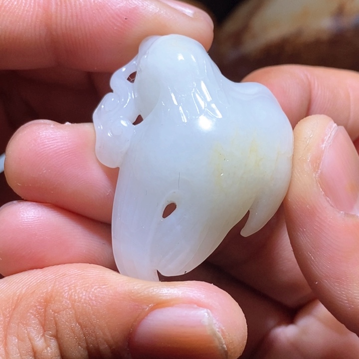 和田玉20克大鹏展翅未镶嵌