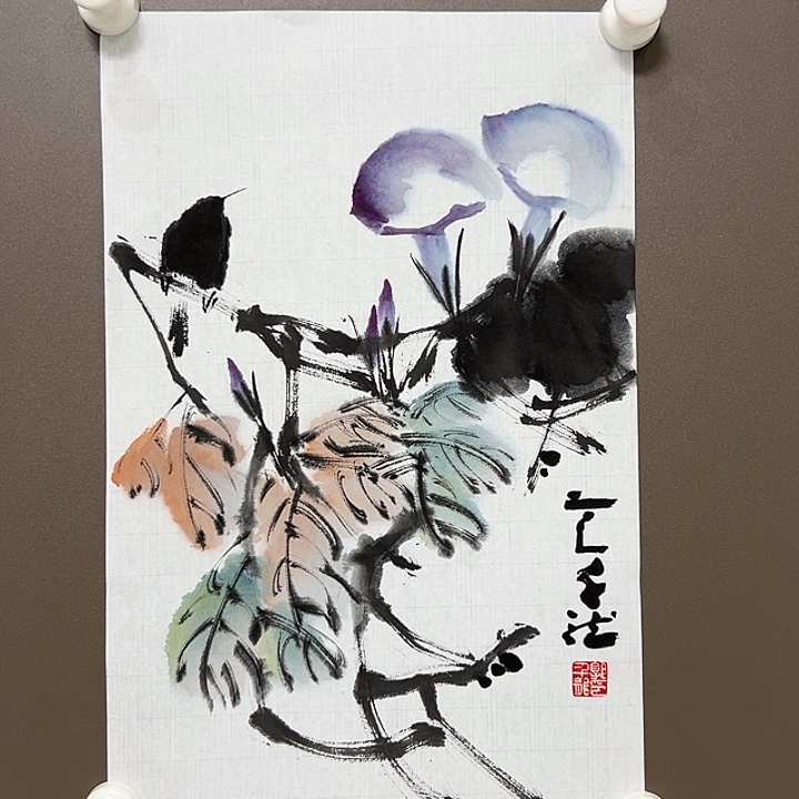 国画郭千龙 手绘原创