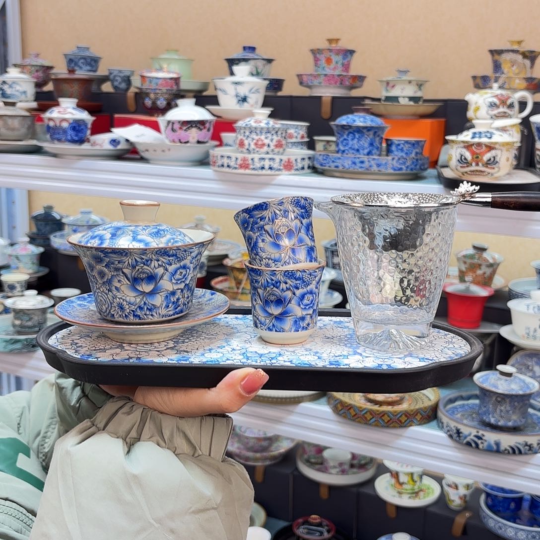 盖碗里的水煮开后放