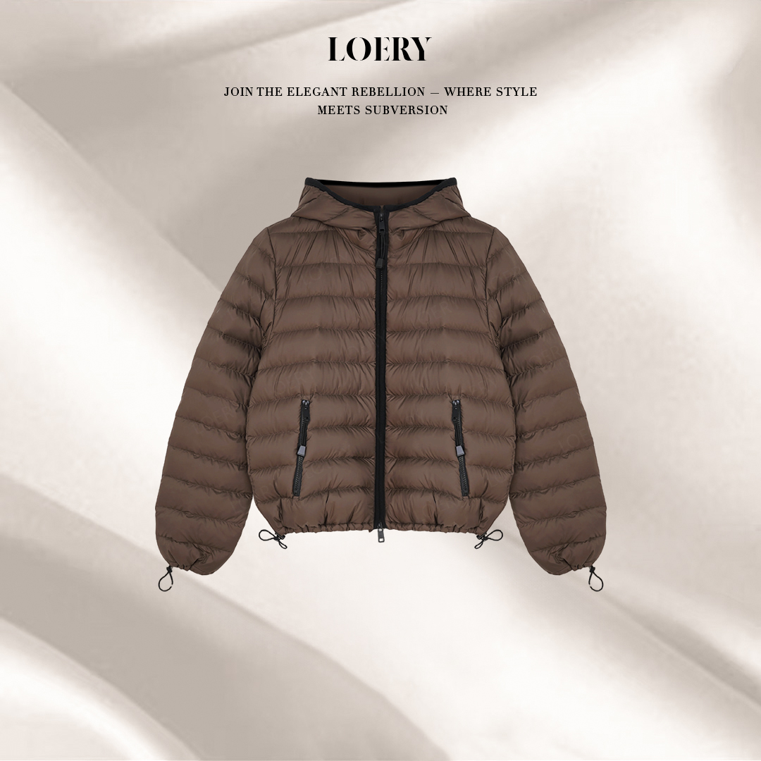 LOERY【小暖炉编号226】miu系珍藏私服90白鸭绒排骨羽绒服-115289