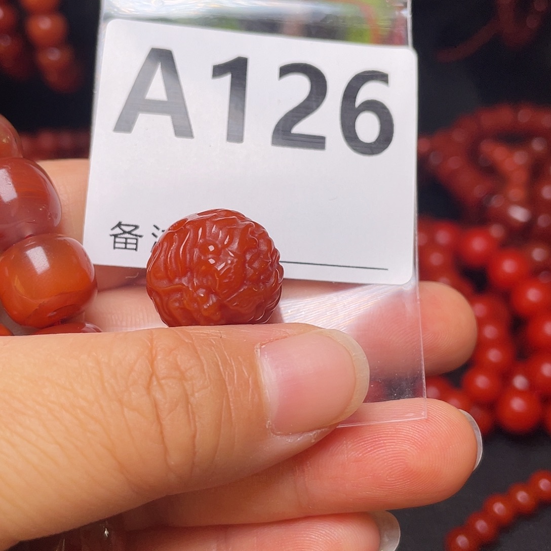 高***.南红玛瑙未镶嵌手链