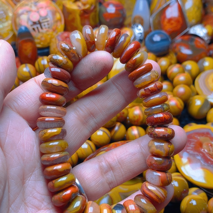 玛瑙/玉髓未镶嵌吊坠