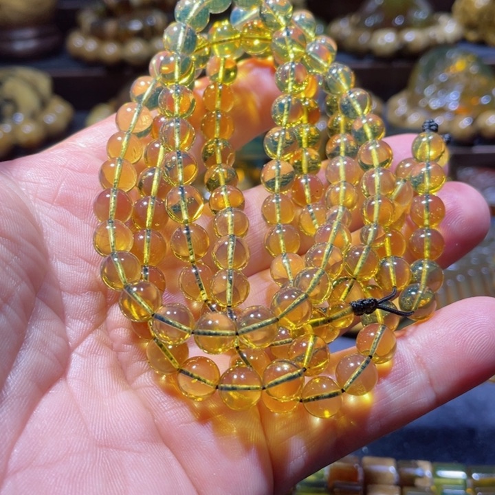 琥珀手链未镶嵌天然
