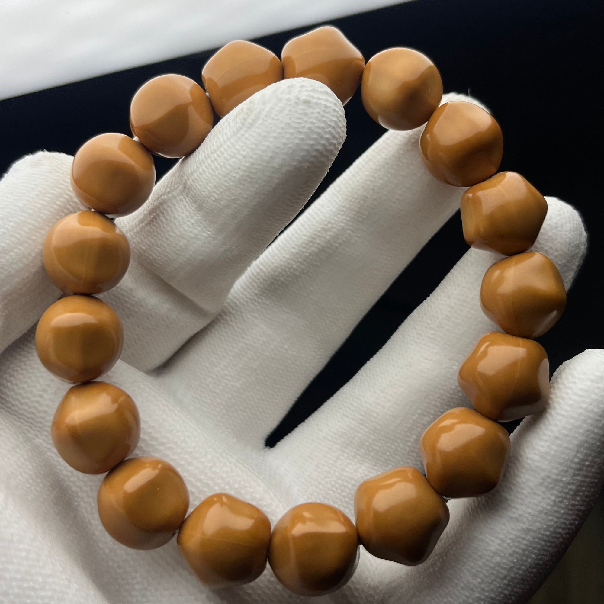 猴头核桃手串雕刻 五星雕刻 单圈文玩