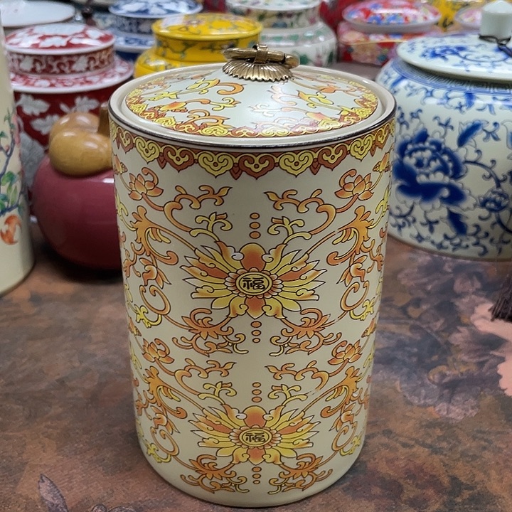 陶瓷罐茶叶罐密封罐储物罐
