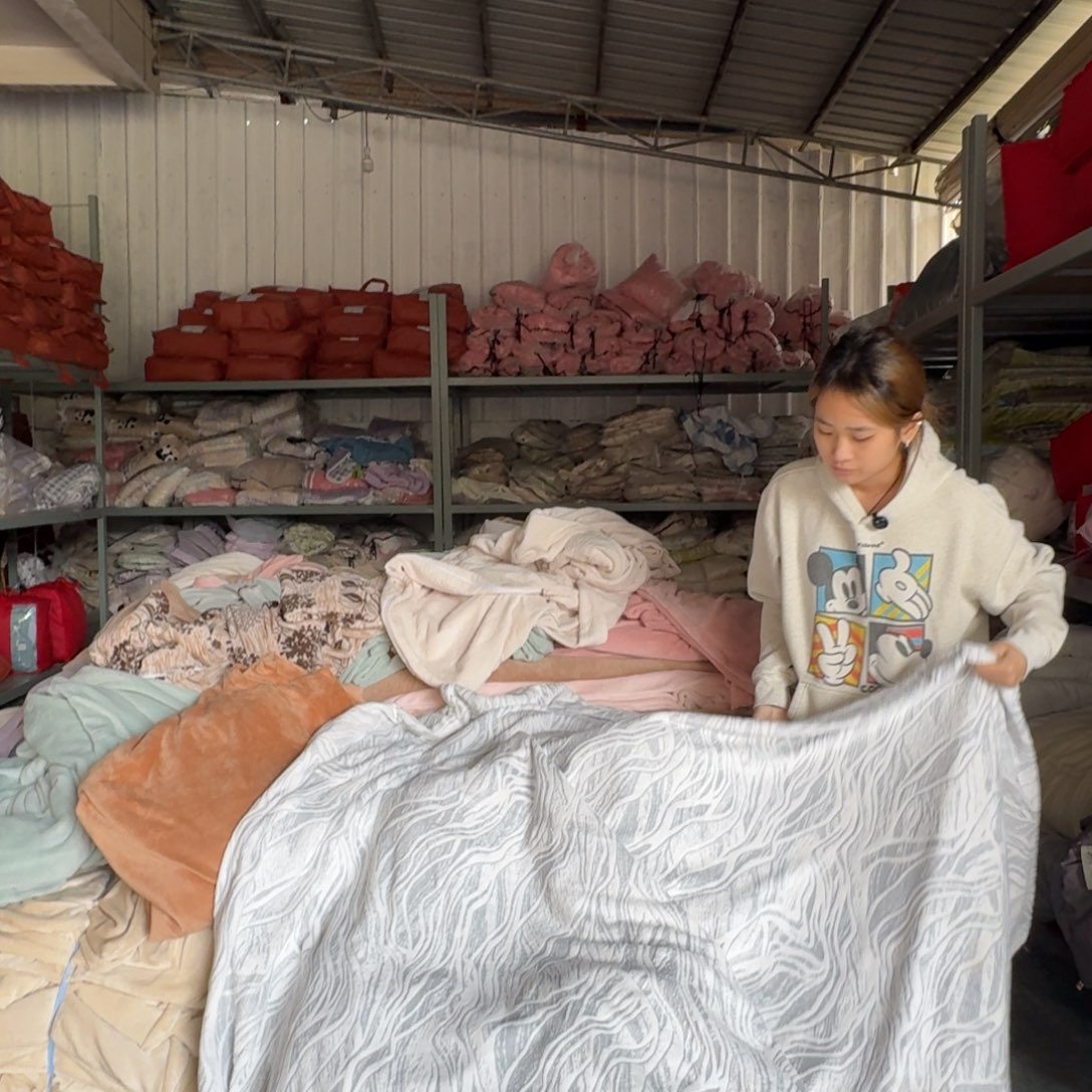 原驼毛羊羔毛一米五被套